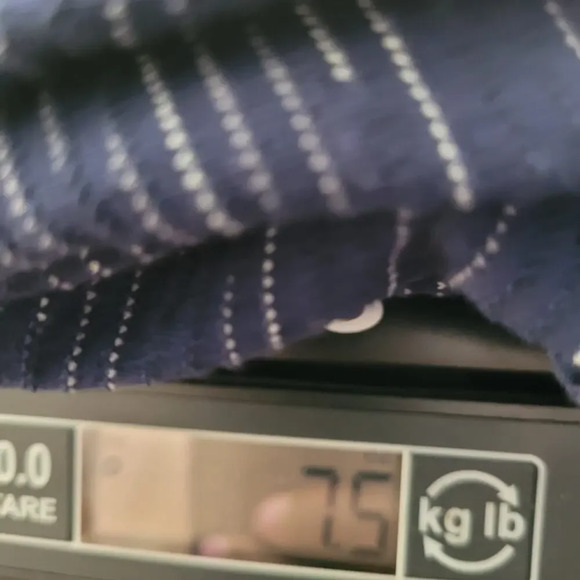 Robert Graham Mens Polo T-Shirt Size L Blue Striped Cotton Short Sleeve Collared - Picture 10 of 10